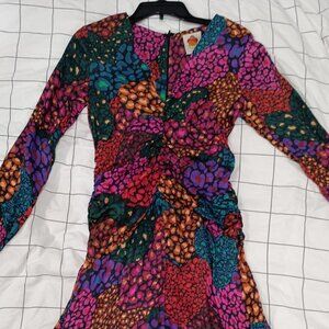 Farm Rio hearts midi dress NWT